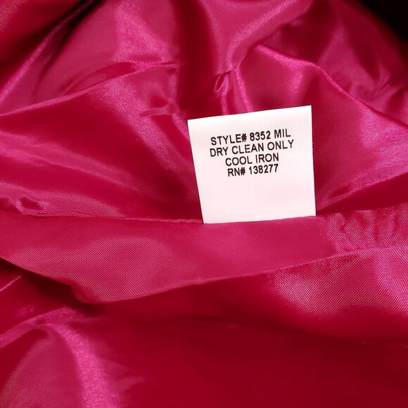 Estelle and Finn Womens Tunic Top Size 2 Magenta 3/4 Sleeve Stretch Lined - Picture 15 of 15